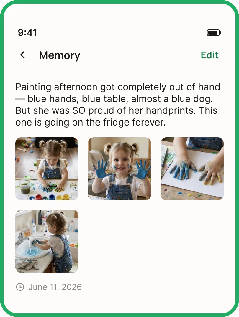 A memory: painting afternoon